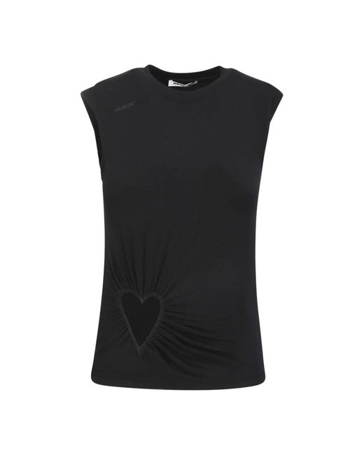 Ambush Black Sleeveless Tops