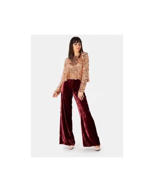 Forte Forte Wide Trousers in het Red