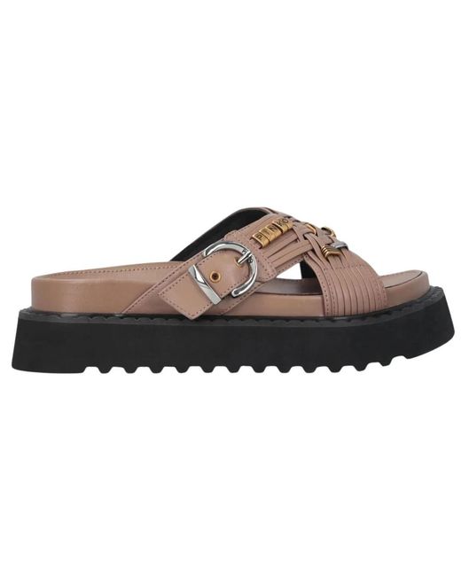 Pinko Brown Sliders
