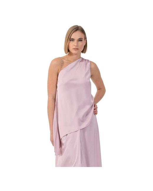 Kocca Purple Sleeveless Tops
