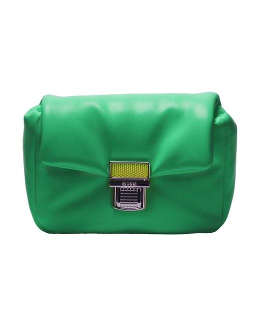 MSGM Green Cross Body Bags