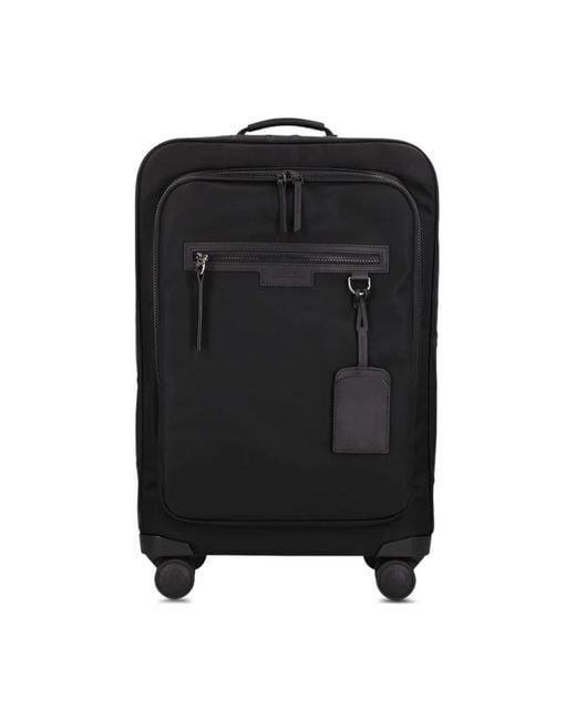 Longchamp Black Large Suitcases