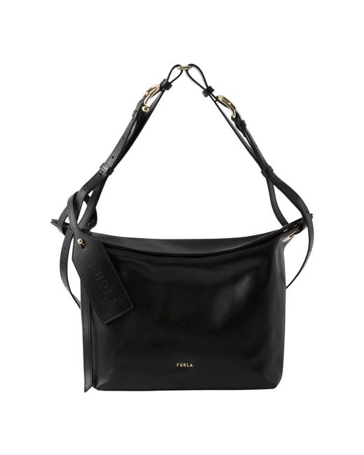 Furla Black Shoulder Bags