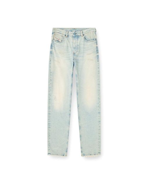 DIESEL Blue Straight Fit Jeans