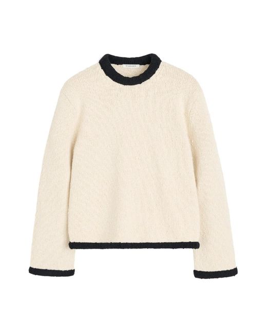 By Malene Birger Natural Round-Neck Knitwear