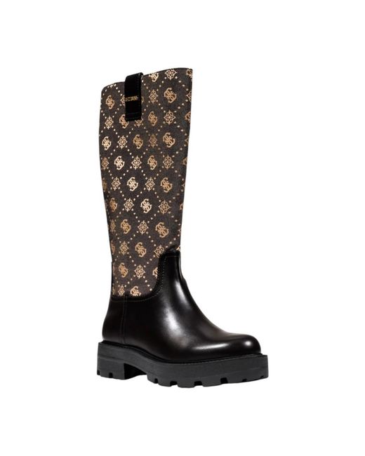 Guess Brown High Boots