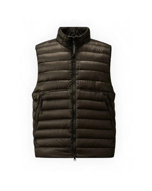 C P Company Black Waistcoats for men