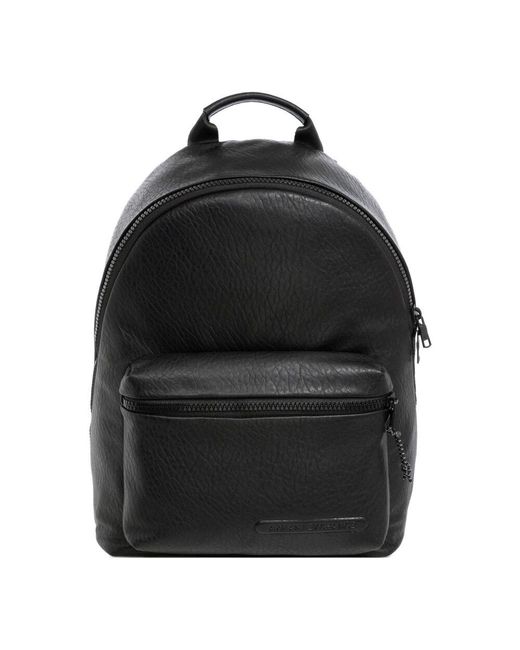 ARMANI EXCHANGE Black Backpacks for men