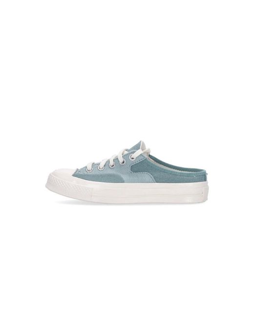 Converse Schoenen ,Blauw ,Jade Slip-On Mule Chuck 70 in het Blue