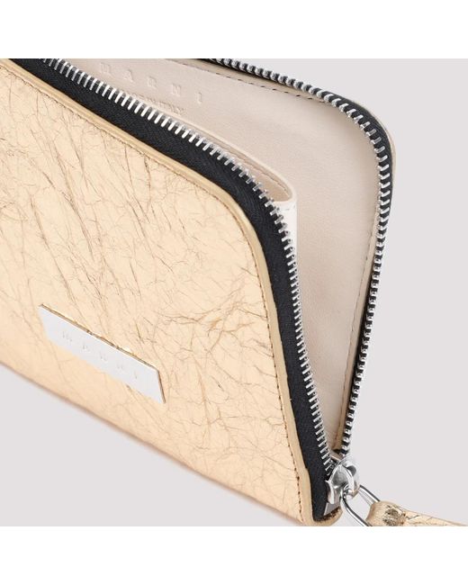 Accessories > wallets & cardholders Marni en coloris Metallic