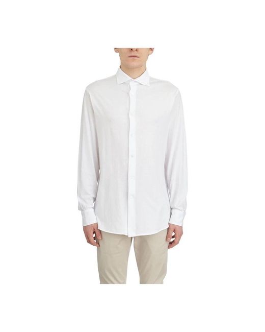Paolo Pecora Jersey Hemd in White für Herren