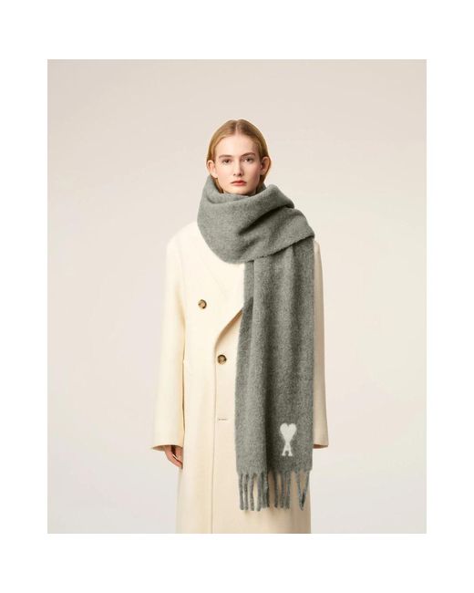 Winter Scarves AMI de color Gray