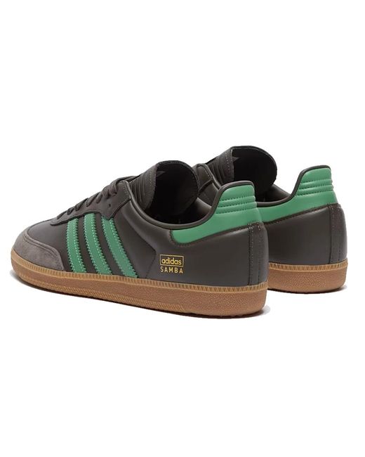 Adidas Samba og shadow olive, preloved love & gum sneakers in Green für Herren