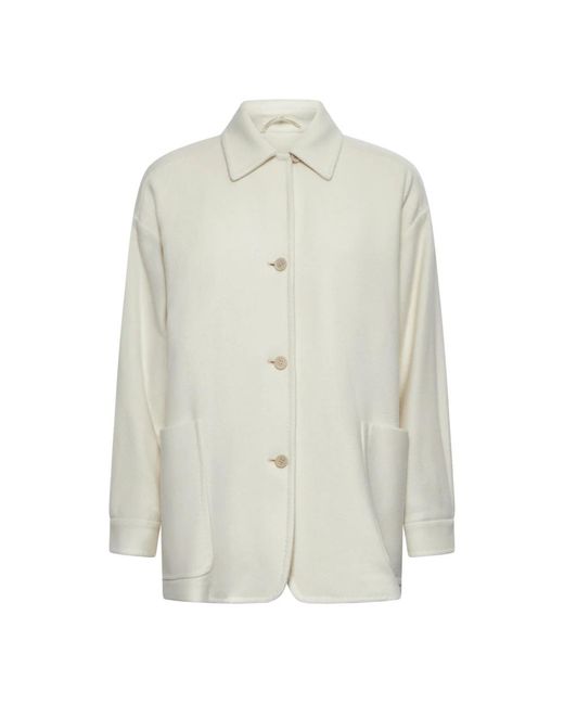 Max Mara White Light Jackets