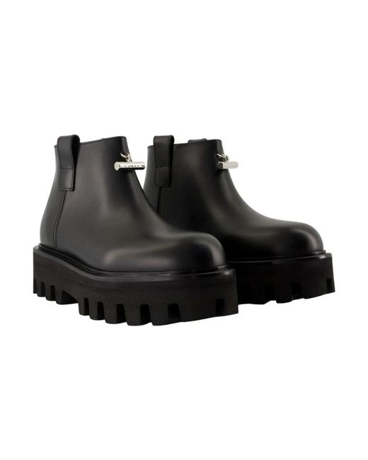 McQueen Black Ankle Boots