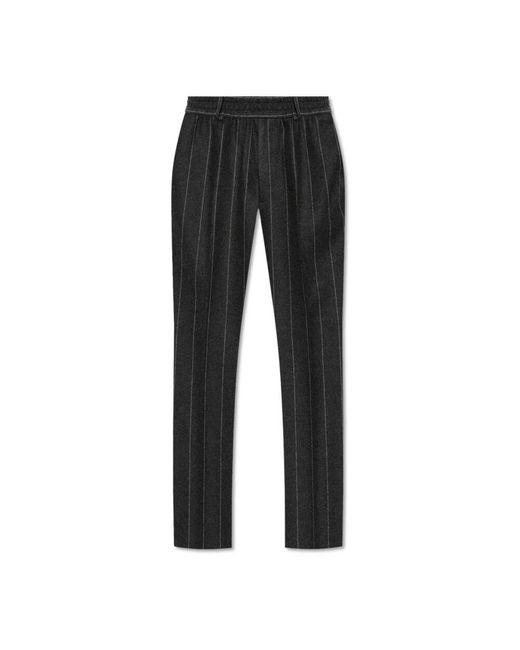 Burberry Hose mit gestreiftem muster in Black für Herren