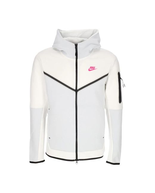 Nike White Zip-Throughs for men