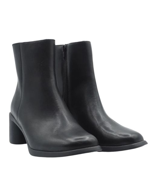 Camper Heeled Boots in het Black