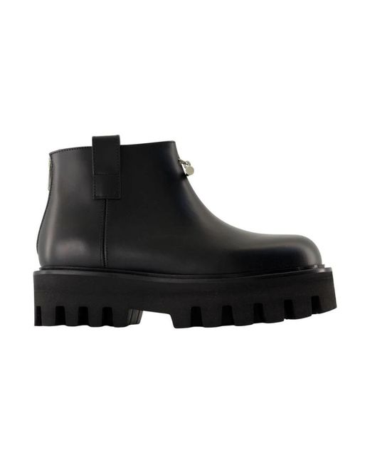 McQueen Black Ankle Boots