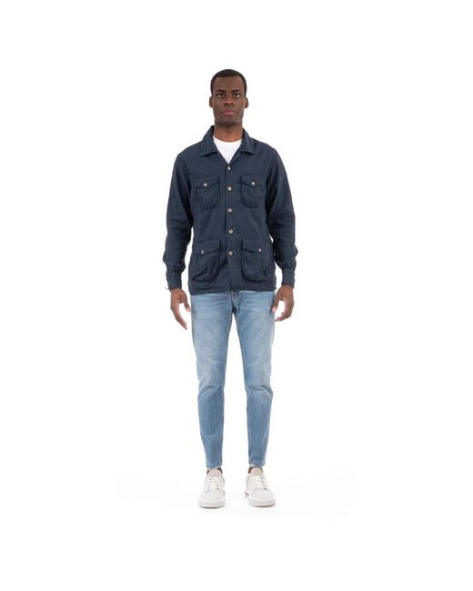 Eleventy Blue Light Jackets for men