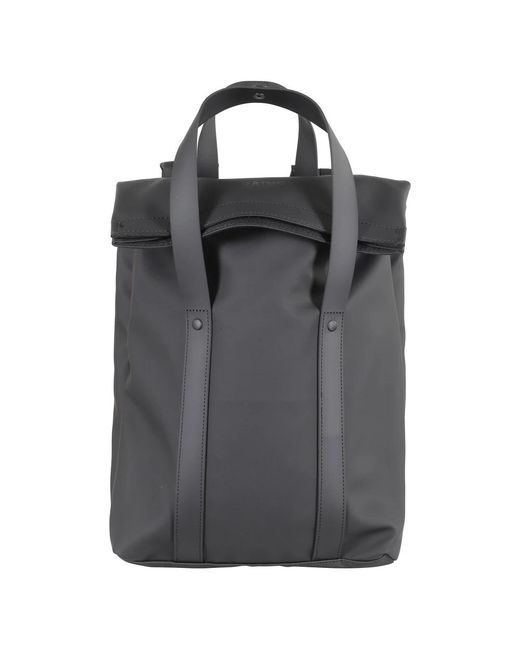 Rains Black Backpacks