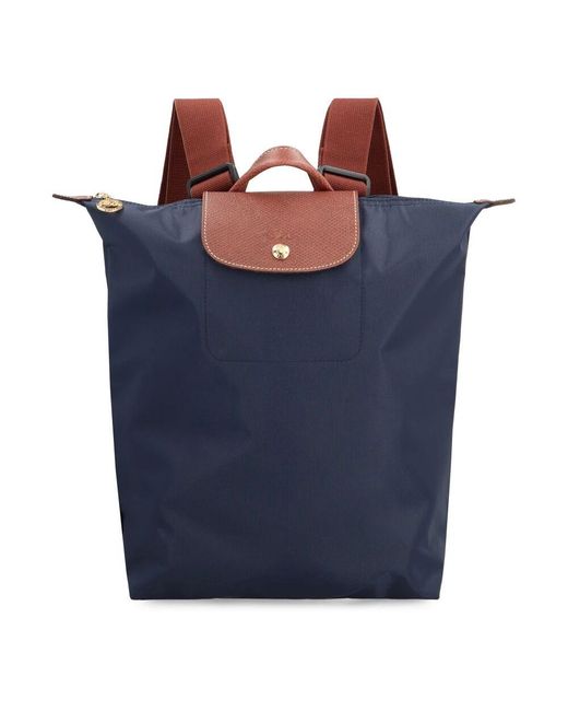 Longchamp Blue Backpacks