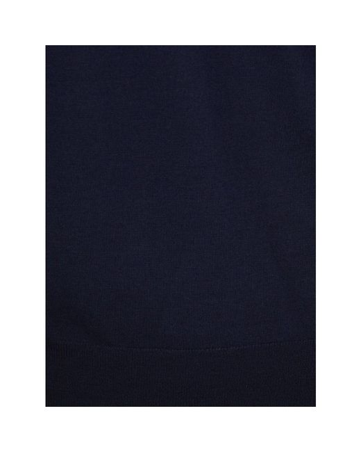 Paolo Pecora Blue Round-Neck Knitwear for men