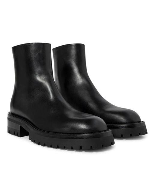 Ann Demeulemeester Black Ankle Boots for men