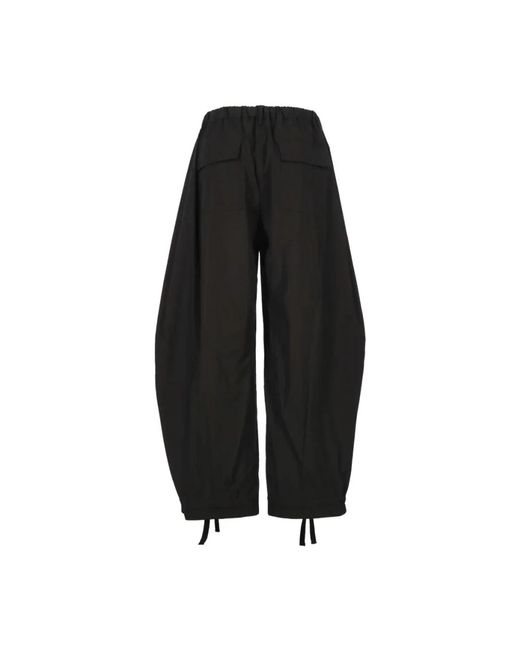 Sacai Black Wide Trousers