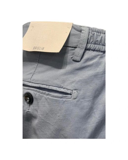 BRIGLIA Gray Casual Shorts for men