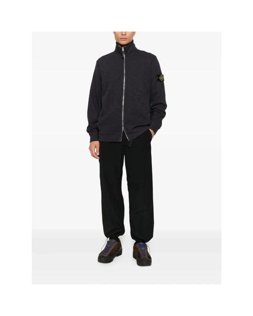 Stone Island Black Zip-Throughs for men