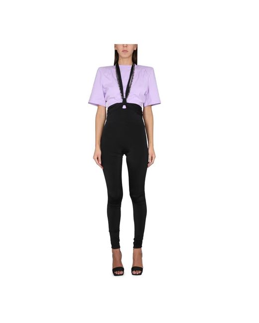 The Attico Black Jumpsuits