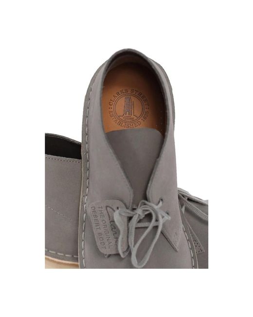 Clark originals desert boot stone Clarks pour homme en coloris Gray