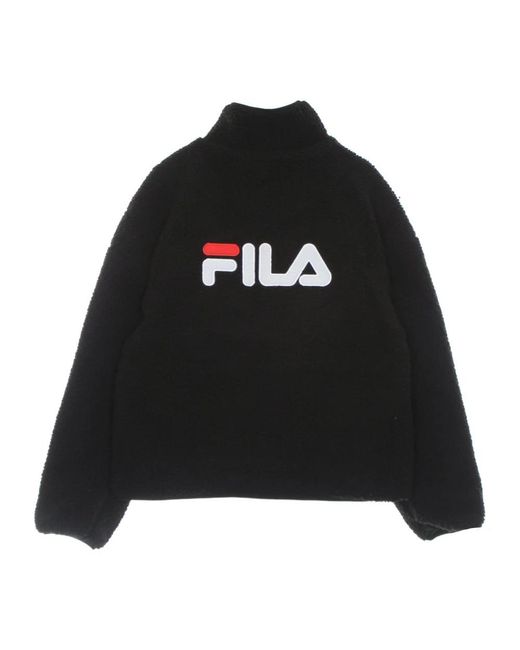 Fila Black Faux Fur & Shearling Jackets