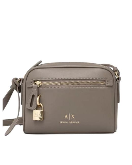 ARMANI EXCHANGE Gray Cross Body Bags