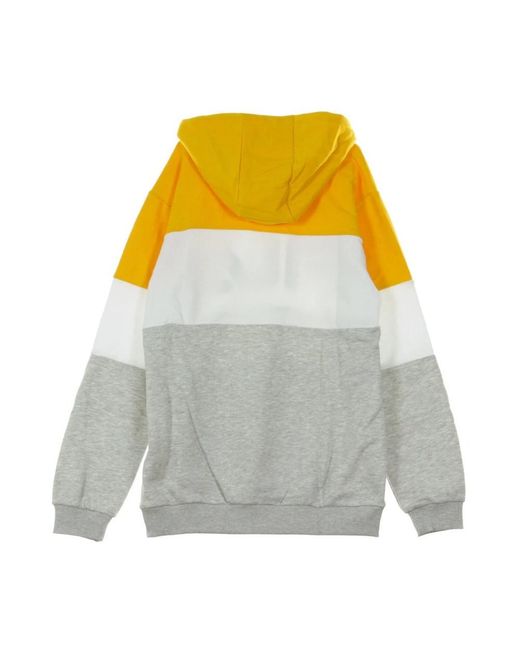 Fila Hoodies & Sweatvesten ,Veelkleurig ,Geblokkeerde Hoodie Lichtgrijs Melange in het Gray voor heren