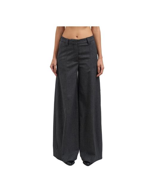 Thelatest Black Wide Trousers