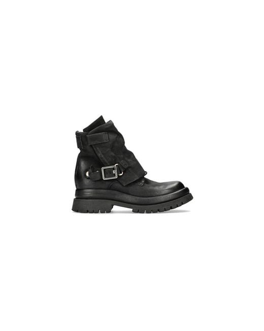 A.s.98 Black Ankle Boots
