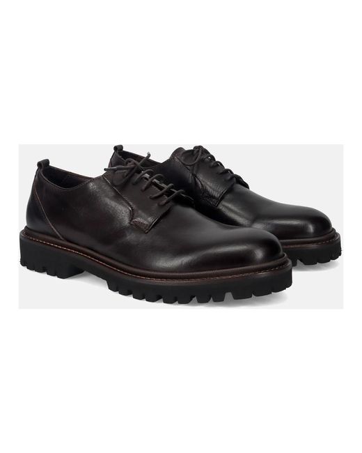 Hundred 100 Black Laced Shoes for men