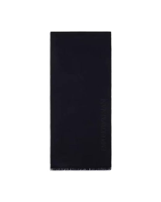 Winter Scarves di Emporio Armani in Blue da Uomo
