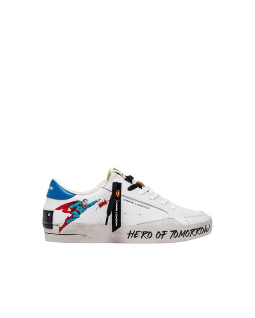 Crime London Blue Sneakers for men