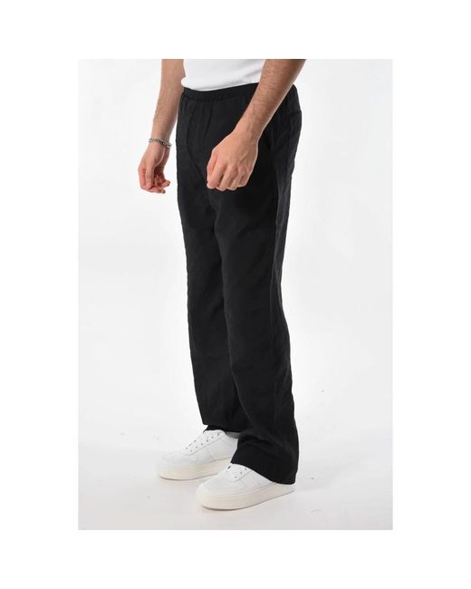 FAMILY FIRST Black Wide Trousers for men