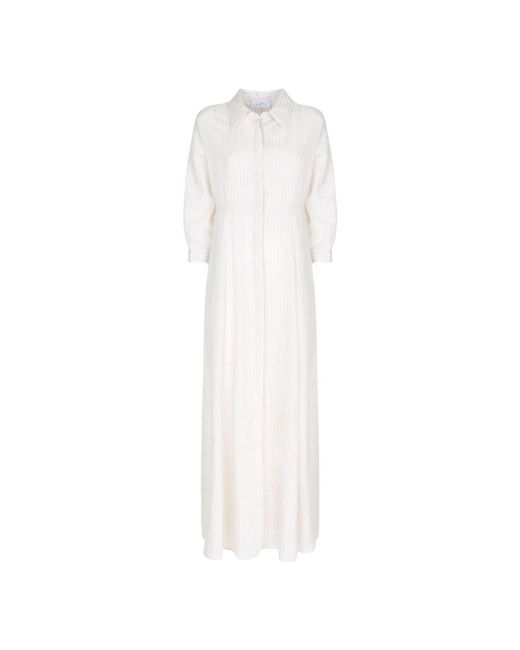 Soallure White Shirt Dresses