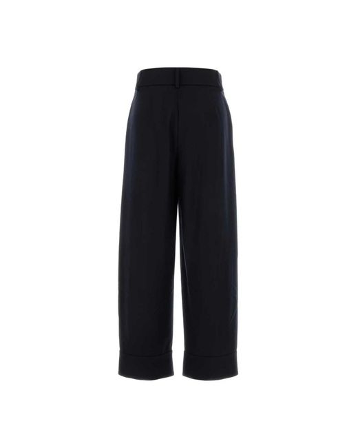 Alanui Broeken ,Blauw ,Wide Broeken in het Black