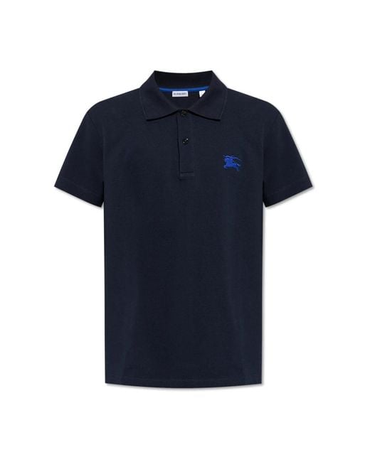 Burberry Blue Polo Shirts for men