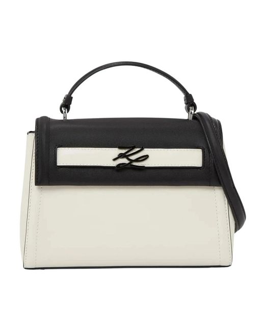 Karl Lagerfeld Black Handbags