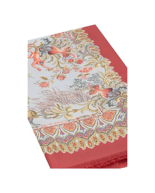 Etro Multicolor Silky Scarves