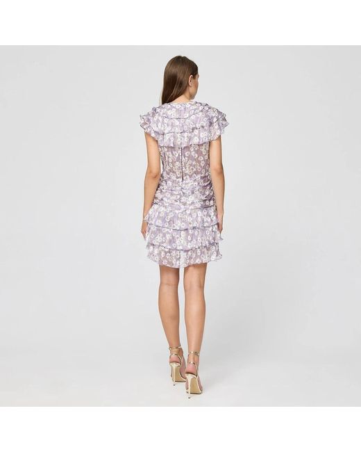 Sabina Musayev Purple Short Dresses