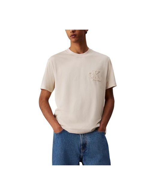 T-Shirts di Calvin Klein in Gray da Uomo