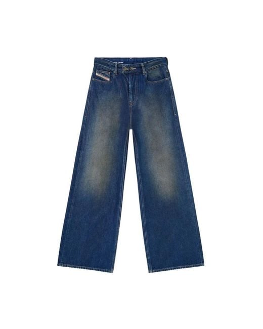 DIESEL Blue Wide Jeans